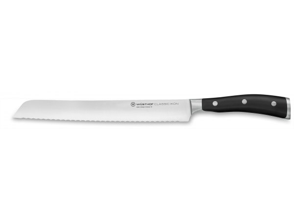 Wusthof Ikon Classic Double Serrated Bread Knife 23cm - 1040331123