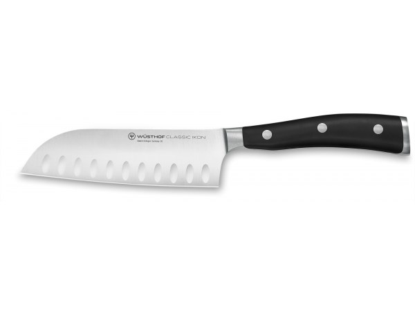 Wusthof Ikon Classic Santoku Knife with Granton Edge 14cm - 1040331314