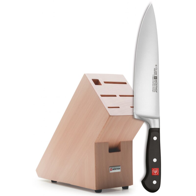 Wusthof Classic Cooks Knife 20cm with FREE Knife Block 9835-99