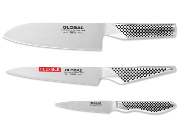 Global G461138 Knife Set - 3 piece knife set - G46 - GS11 - GS38