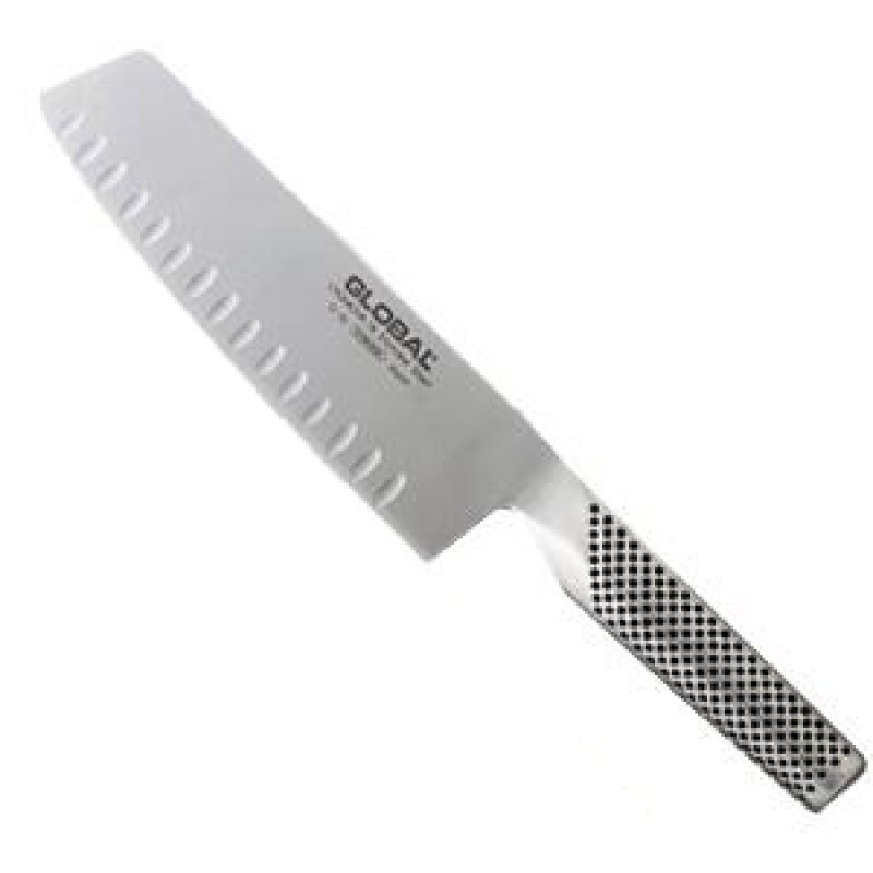Global G81 Vegetable Knife with Fluted Blade 18cm