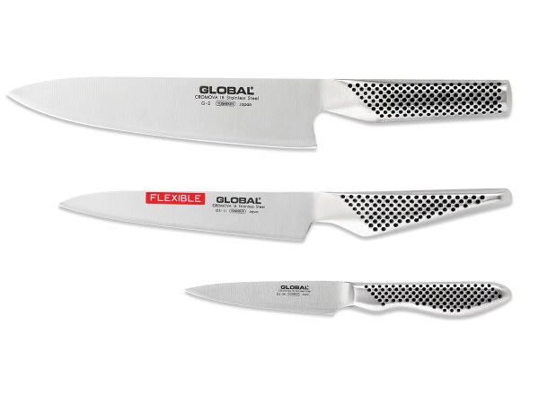 Global G21138 Knife Set - 3 piece knife set - G2 - GS11 - GS38