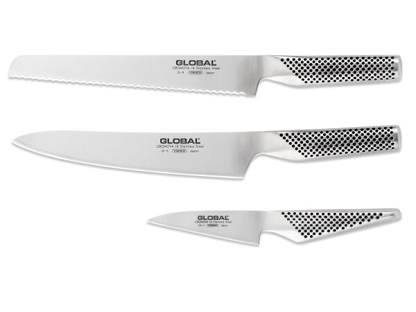 Global G937 Knife Set - 3pce Global Knife Set