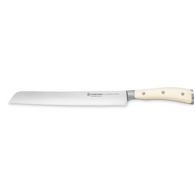 Wusthof Classic Ikon Creme Double Serrated Bread Knife 23cm - 1040431123