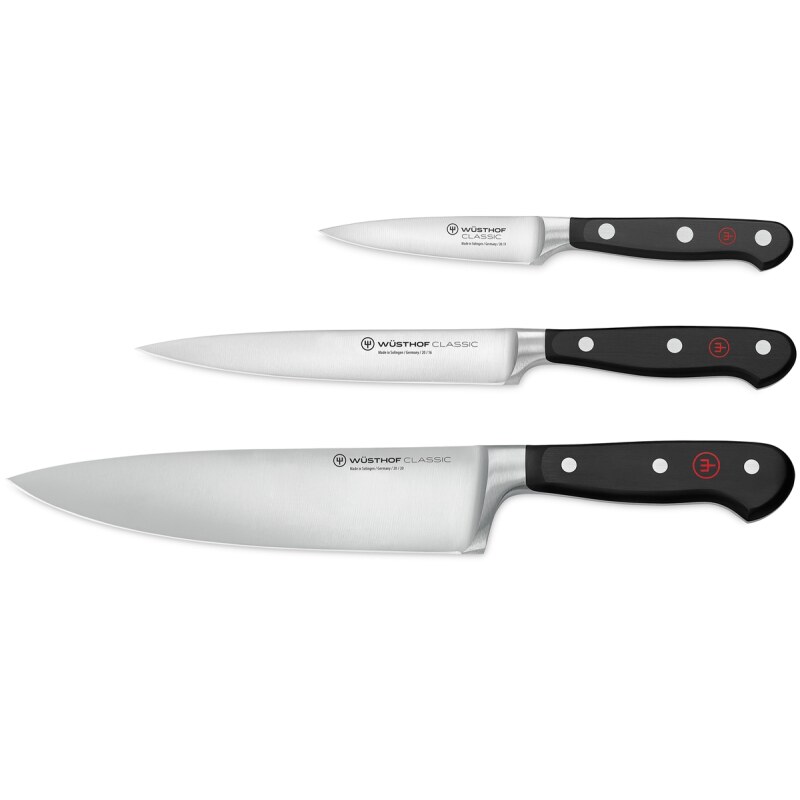 Wusthof Classic 3 piece Knife Set with Utility - 1120160301