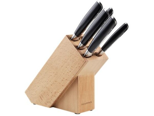 Scanpan Classic Knife Block Set with 5 Knives