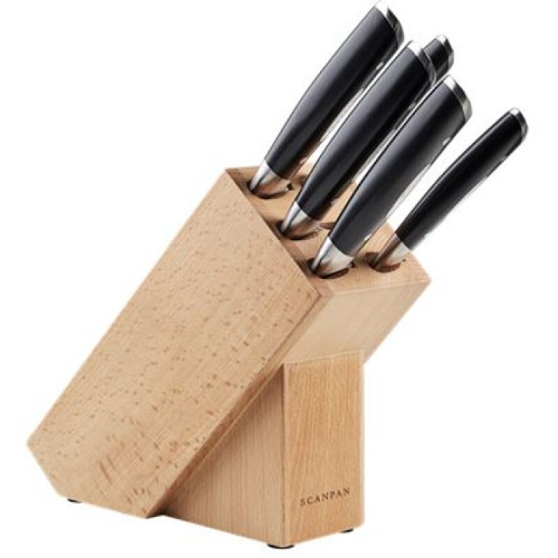 Scanpan Classic Knife Block Set with 5 Knives