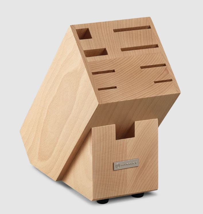 2099600906_beech_block Wusthof 9 Hole Beech Knife Block - 2099600905 - Image 1