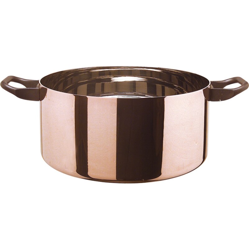 Alessi Sapper Casserole 20cm, Copper by Richard Sapper