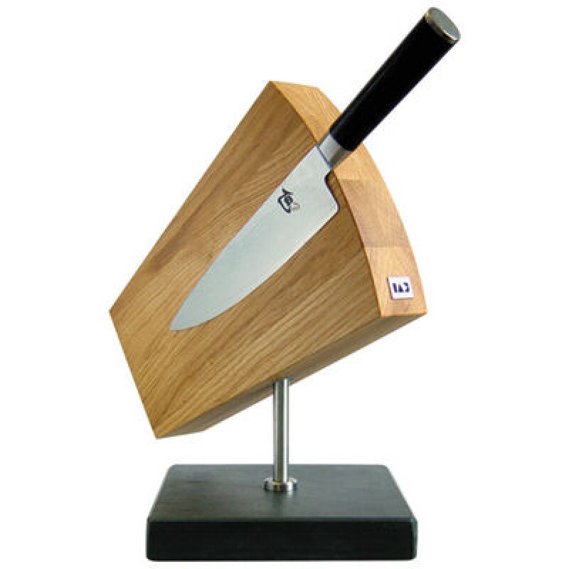 Kai Shun Turntable with Pedestal Magnetic Knife Block