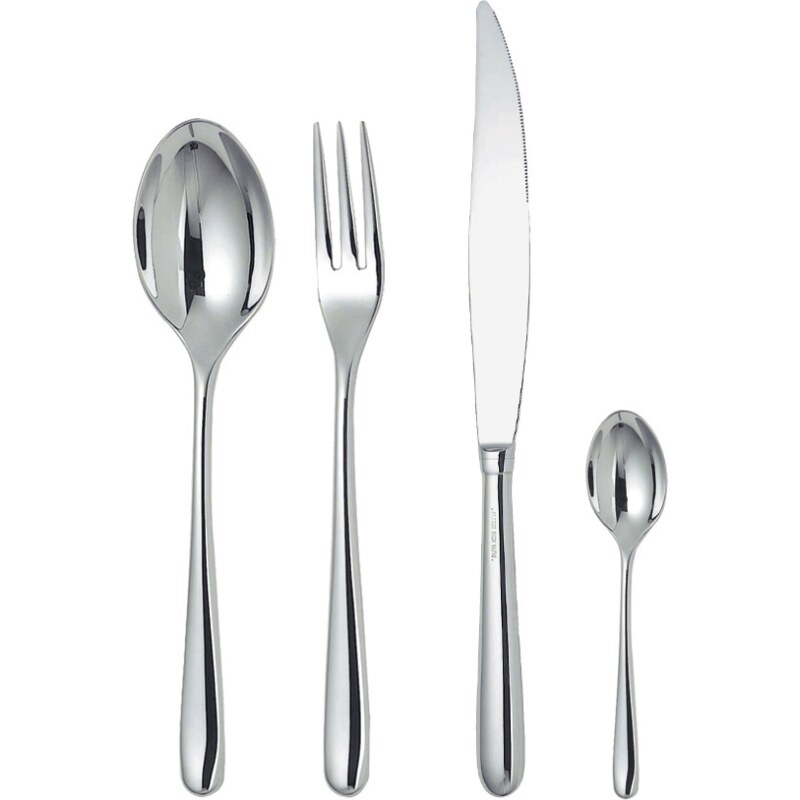 Alessi Caccia Cutlery - 24pc 4 Prong Set - by Luigi Caccia Dominioni