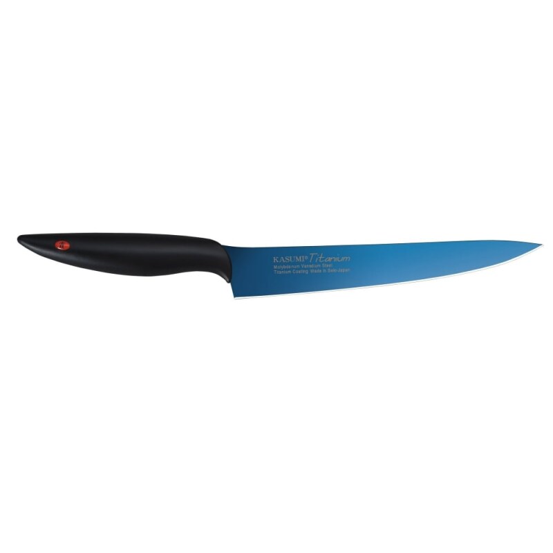 Kasumi Titanium Carving Knife - 20cm - Blue