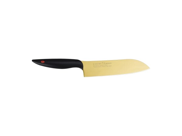 Kasumi Titanium Japanese Chefs Knife - 18cm - Gold