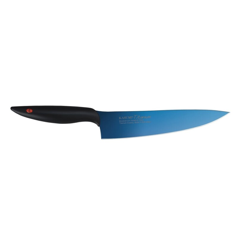 Kasumi Titanium Chefs Knife - 20cm - Blue
