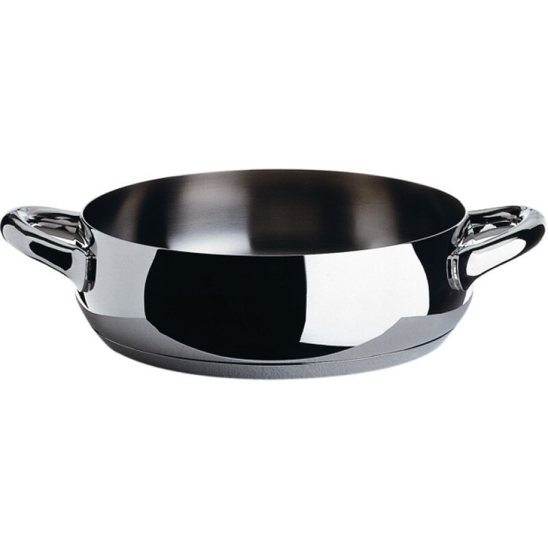 Alessi Mami Low Casserole -24cm Polished Finish