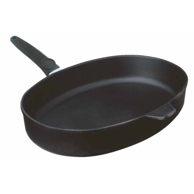 SKK Titanium 2000 Fish Pan 38cm with Fixed Handle