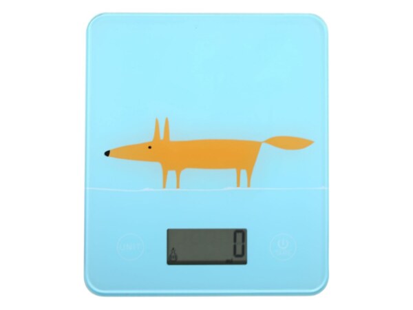 Scion Living Mr Fox Blue Electronic Scales