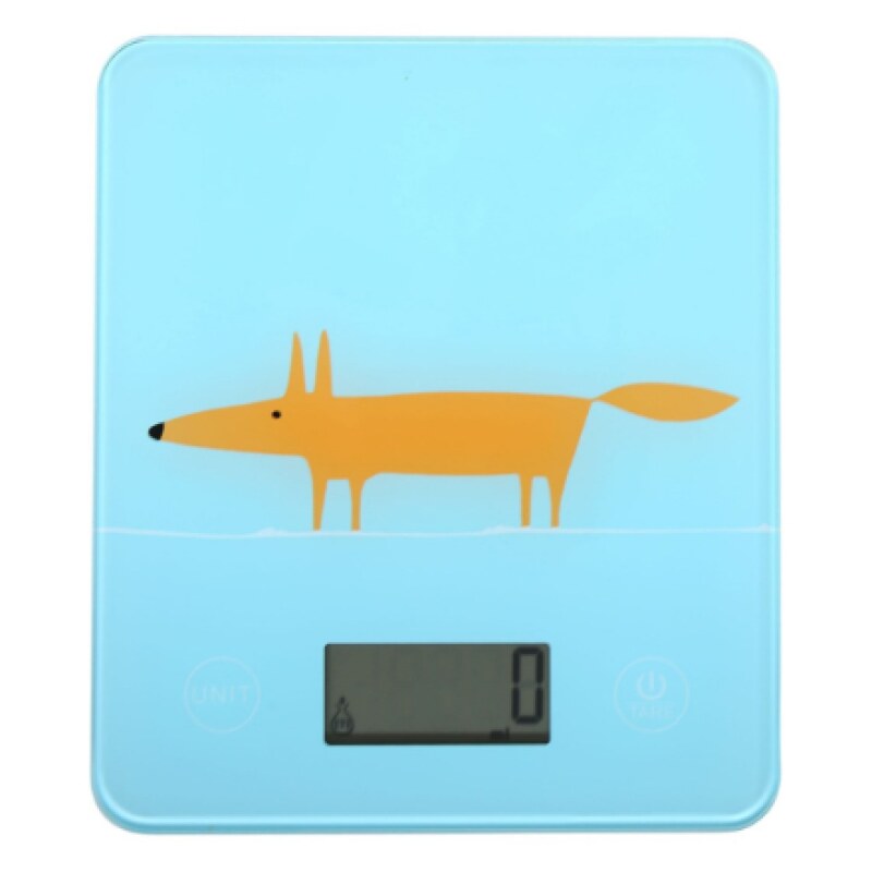 Scion Living Mr Fox Blue Electronic Scales