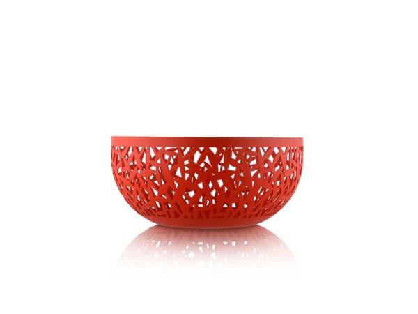 Alessi Cactus Fruit Bowl 21cm by Marta Sansoni in Super Red
