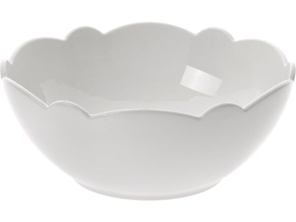 Alessi Dressed Bowl in white porcelain set of 4