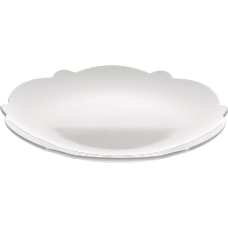 Alessi Dressed side plate in white porcelain set of 4