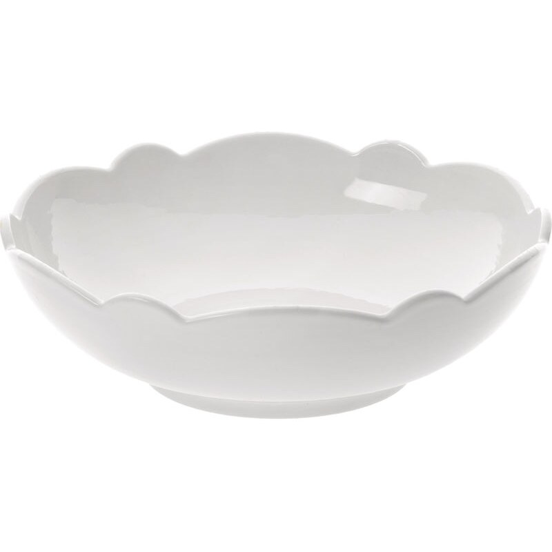 Alessi Dressed dessert bowl in white porcelain set of 4