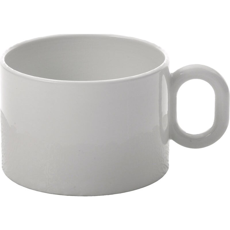 Alessi Dressed Dressed teacup in white porcelain set of 4