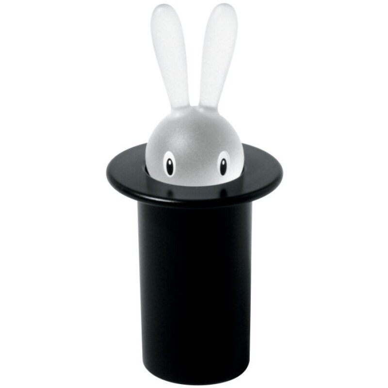 Alessi Magic Bunny Toothpick Holder - Black