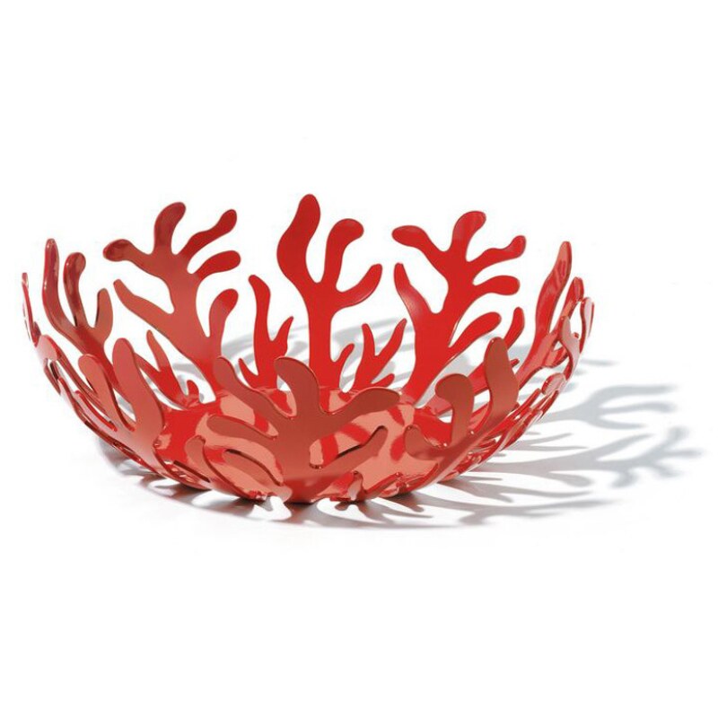 Alessi Mediterraneo Red Fruit Bowl - 21cm