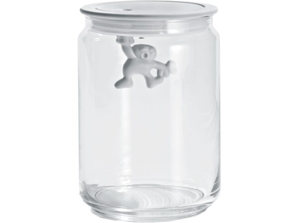 Alessi Gianni Storage Jar in White Medium AMDR05 W