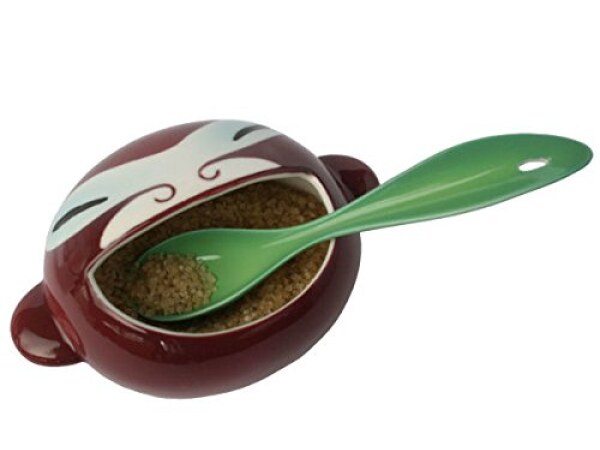 Alessi OrienTales Sugar Bowl and Spoon ASG91