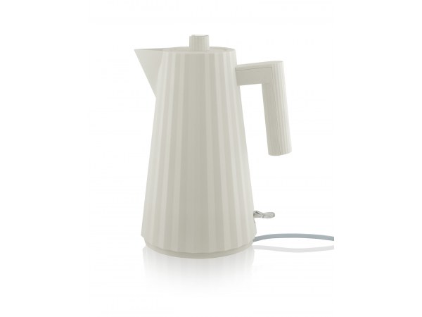 Alessi Plisse Cordless Electric Kettle White MDL06 W