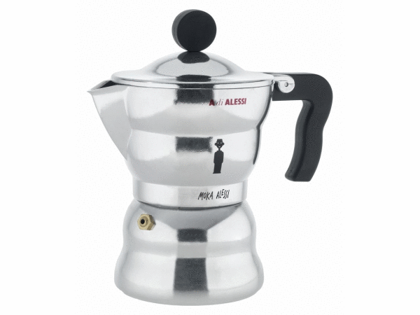 Alessi Espresso Maker / Pot - Moka 6 Cup by Alessandro Mendini
