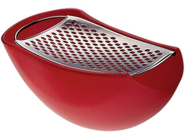 Alessi Parmesan Cheese Grater - Parmenide in Red by Alejandro Ruiz