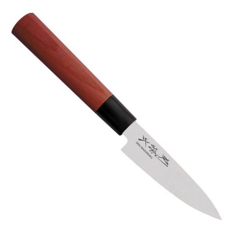 Kai Seki Paring Knife 10cm - MGR-0100P Redwood Handle