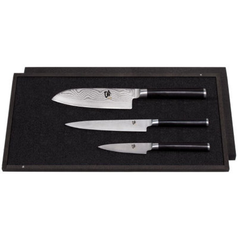 Kai Shun 3 Piece Knife Set - DMS-310 Damascus Steel