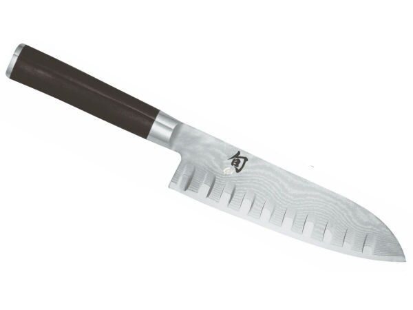 Kai Shun Scalloped Santoku Knife (16cm) - DM-0718