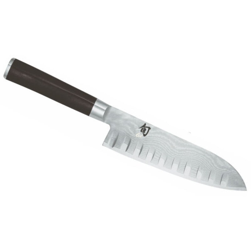Kai Shun Scalloped Santoku Knife (16cm) - DM-0718