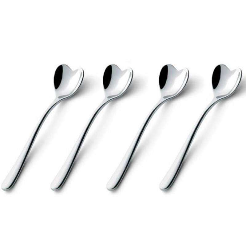 Alessi Set of 4 Big Love Coffee Spoons