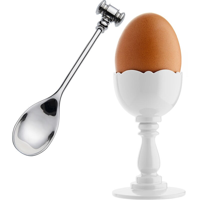 Alessi Dressed Egg Cup White