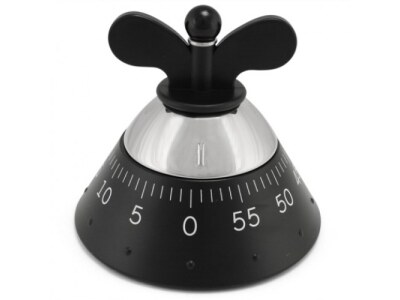 Alessi Timer - Black Kitchen Timer by Michael Graves