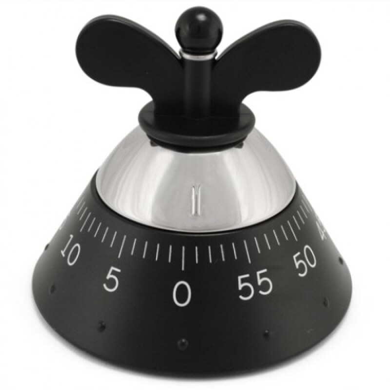 Alessi Timer - Black Kitchen Timer by Michael Graves