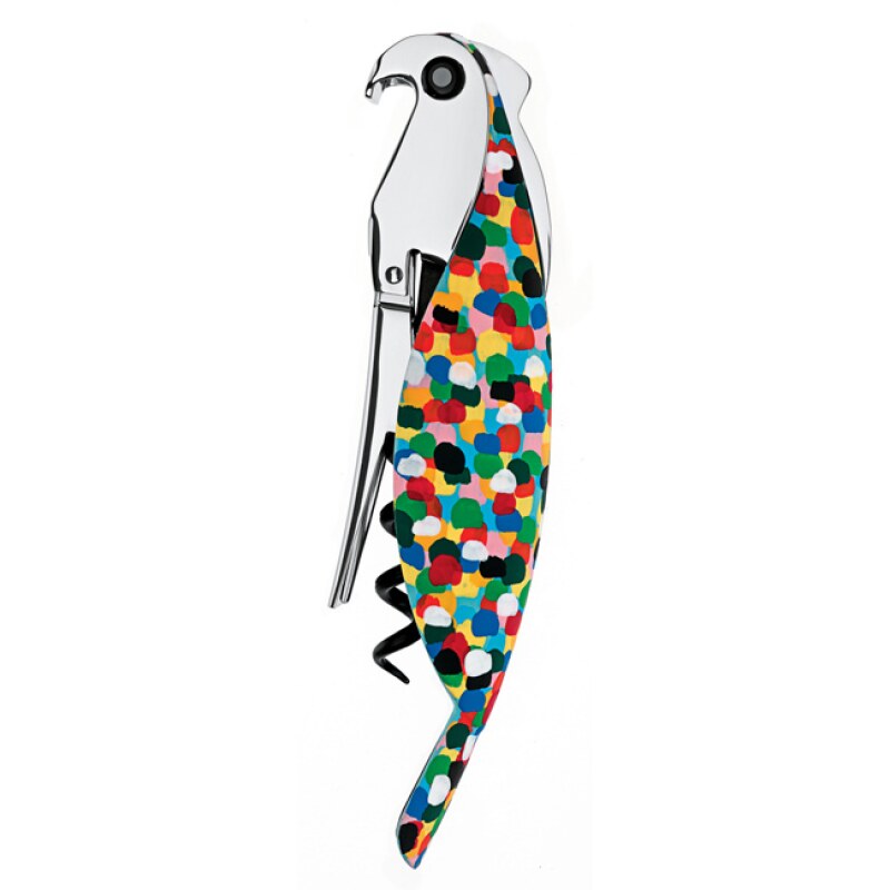 Alessi Parrot Corkscrew - Spotted Parrot by Alessandro Mendini