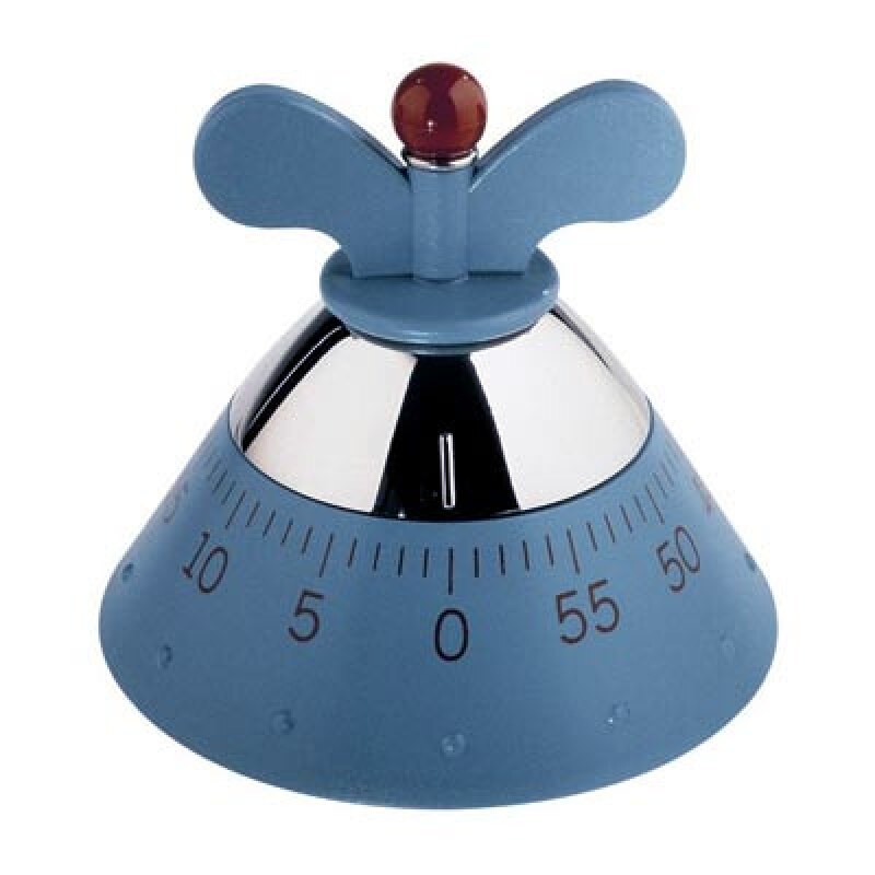 Alessi Timer - Blue Kitchen Timer by Michael Graves