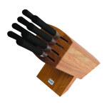 Kai Wasabi 8 Piece Knife Set In A Wooden Block 6799