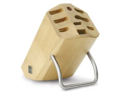 Wusthof 9 Hole Beech Knife Block - 7256