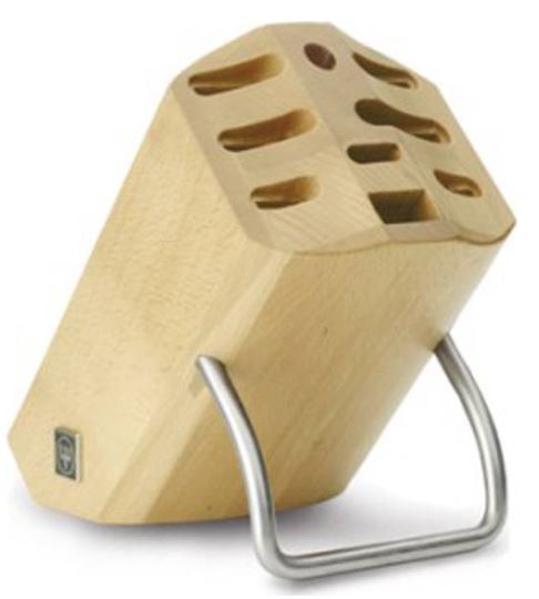 7256_wusthof_block Wusthof 9 Hole Beech Knife Block - 7256 - Image 1